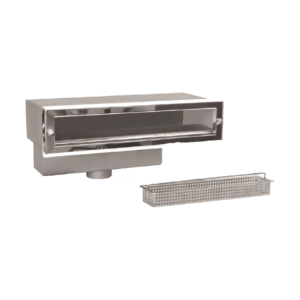 Skimmer aus Edelstahl – Slim 450 für Betonbecken