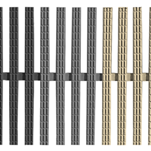 Gerades Überlaufgitter Classic Single 145mm, Anthrazit